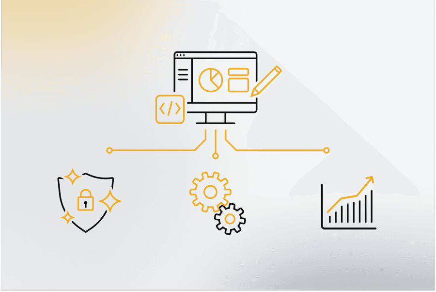 Illustration - Webbasierte Software