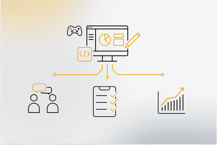 Illustration - Gamification im Unternehmen