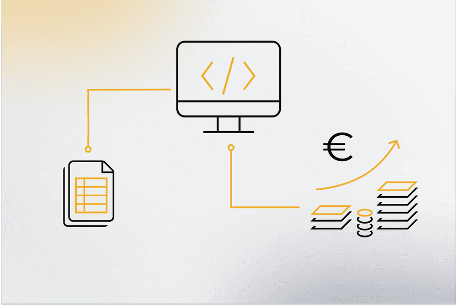 Illustration - Ablösung von Excel durch individuelle Software